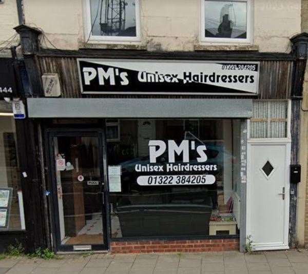Plans could see this hairdressers in Swanscombe High Street turned into a hot food establishment