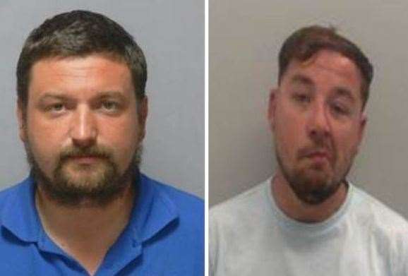 Benn Bath, 36, from Staplehurst, and Joshua Paige, 31, from High Halstow, Kent, were involved in the major drug smuggling plot. Photo: National Crime Agency