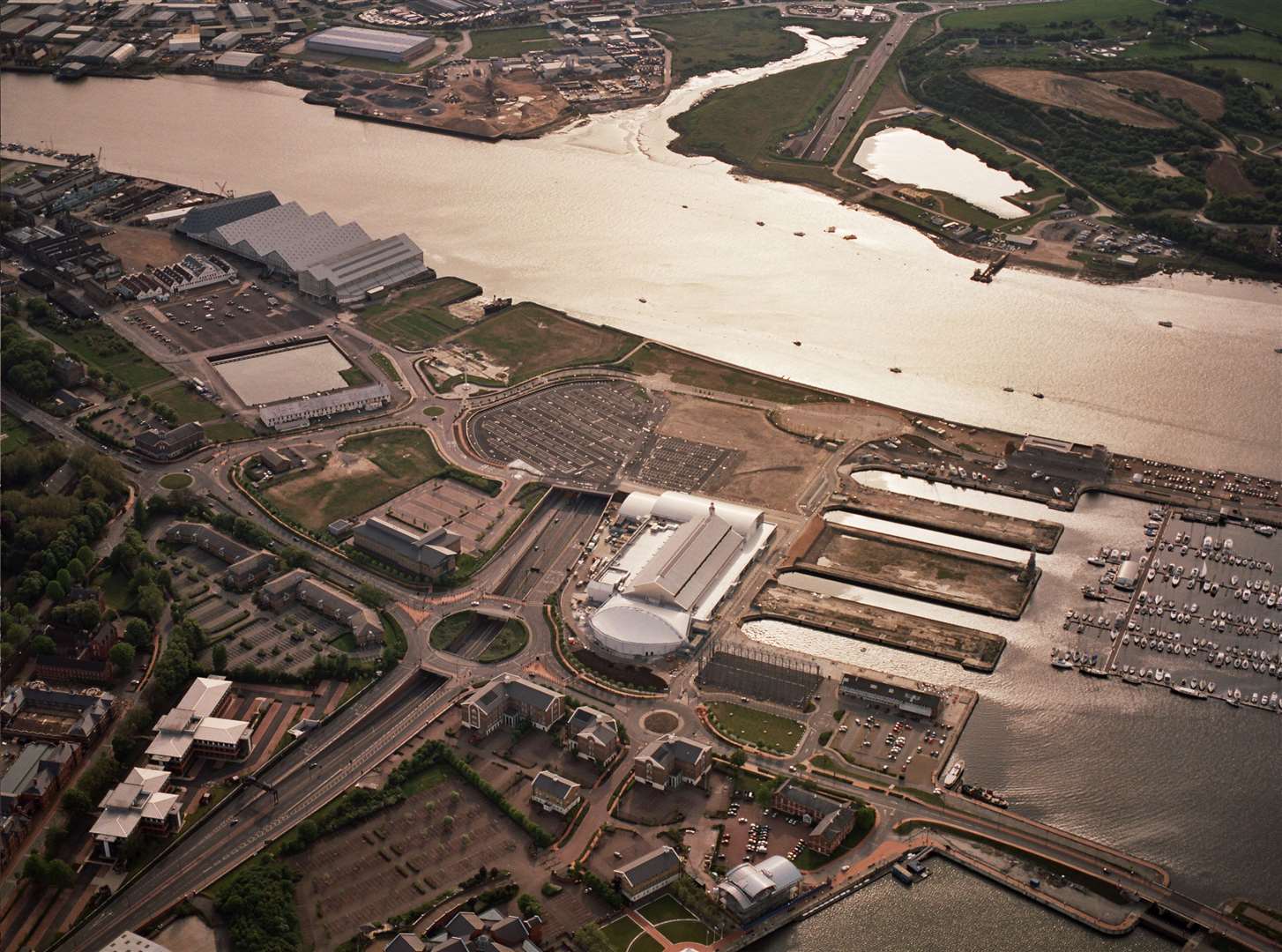 Chatham's Historical Dockside has been identified as an area for regeneration Photo: Aerial Reconnaissance Co