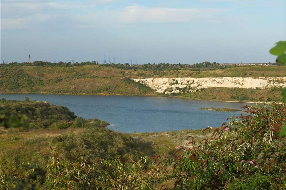The former Eastern Quarry where planning permission has been granted for 10,000 homes