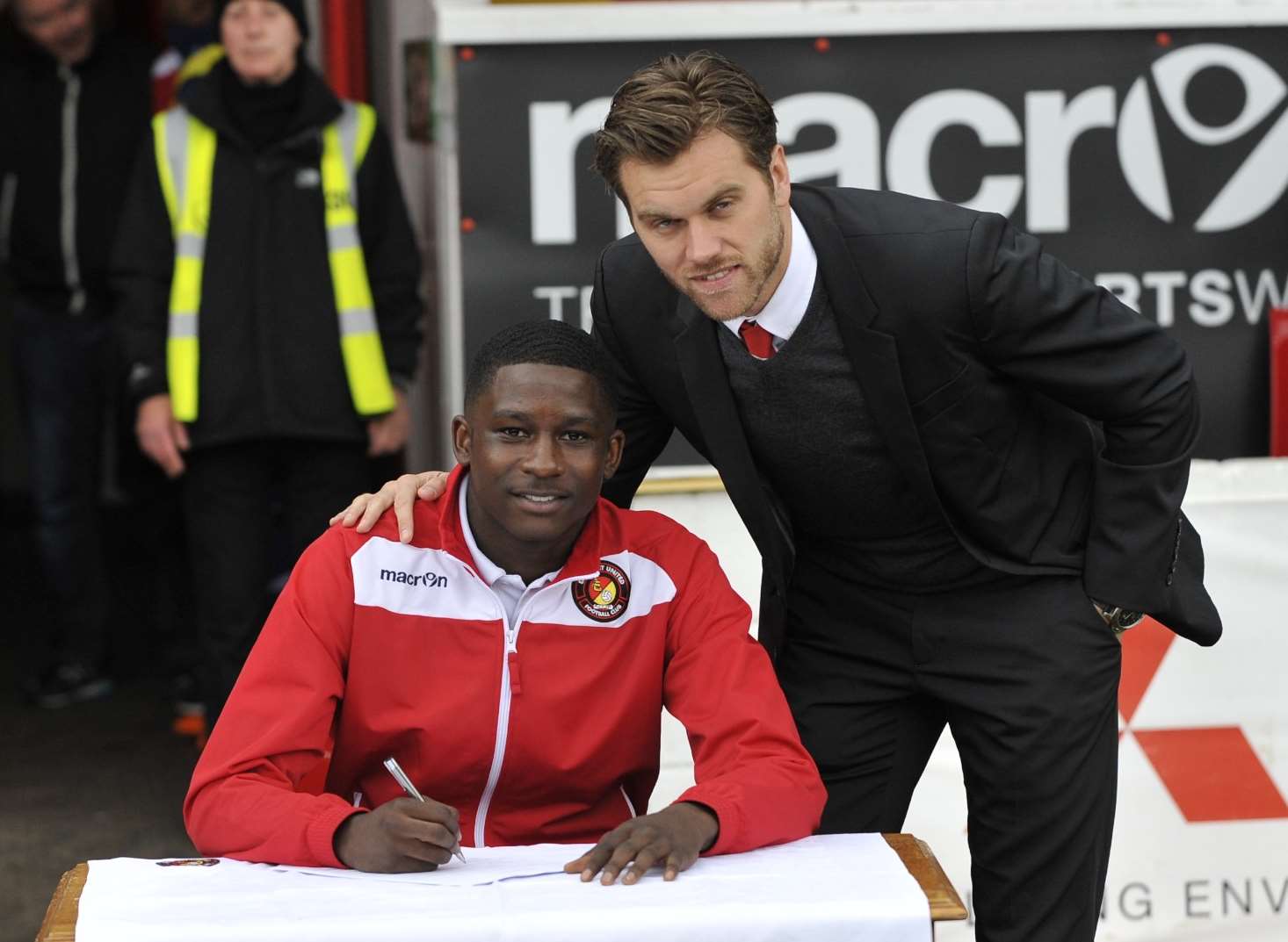 Shilow Tracey signed a contract at Ebbsfleet towards the end of the 2014/15 season