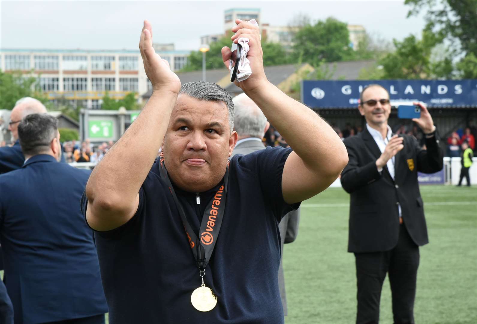 Ex-Maidstone manager Hakan Hayrettin is now in charge at Dulwich. Picture: Steve Terrell
