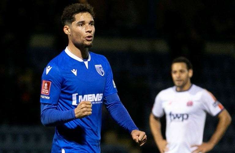 Lewis Walker opened his account for Woking on Saturday after moving on loan from Gillingham
