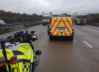 Operation Stack is now in force. Picture: Kent Police Bike Unit