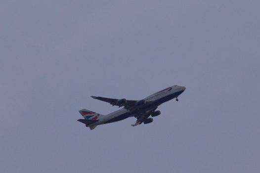 The plane which has now returned to Heathrow. Picture: Tony Southgate