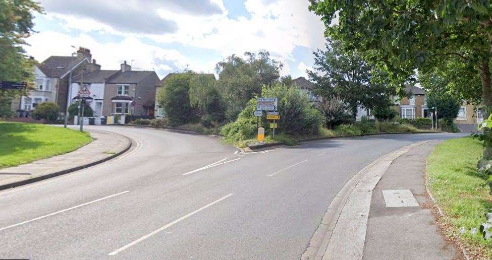 The accident happened at the junction of Instone Road and Highfield Road in Dartford. Photo credit: Google Maps