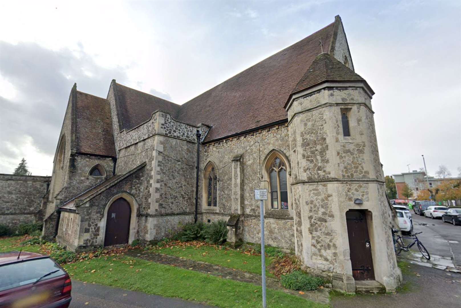 Danut Fotache was found next to St John's Church in Tunbridge Wells. Picture: Google