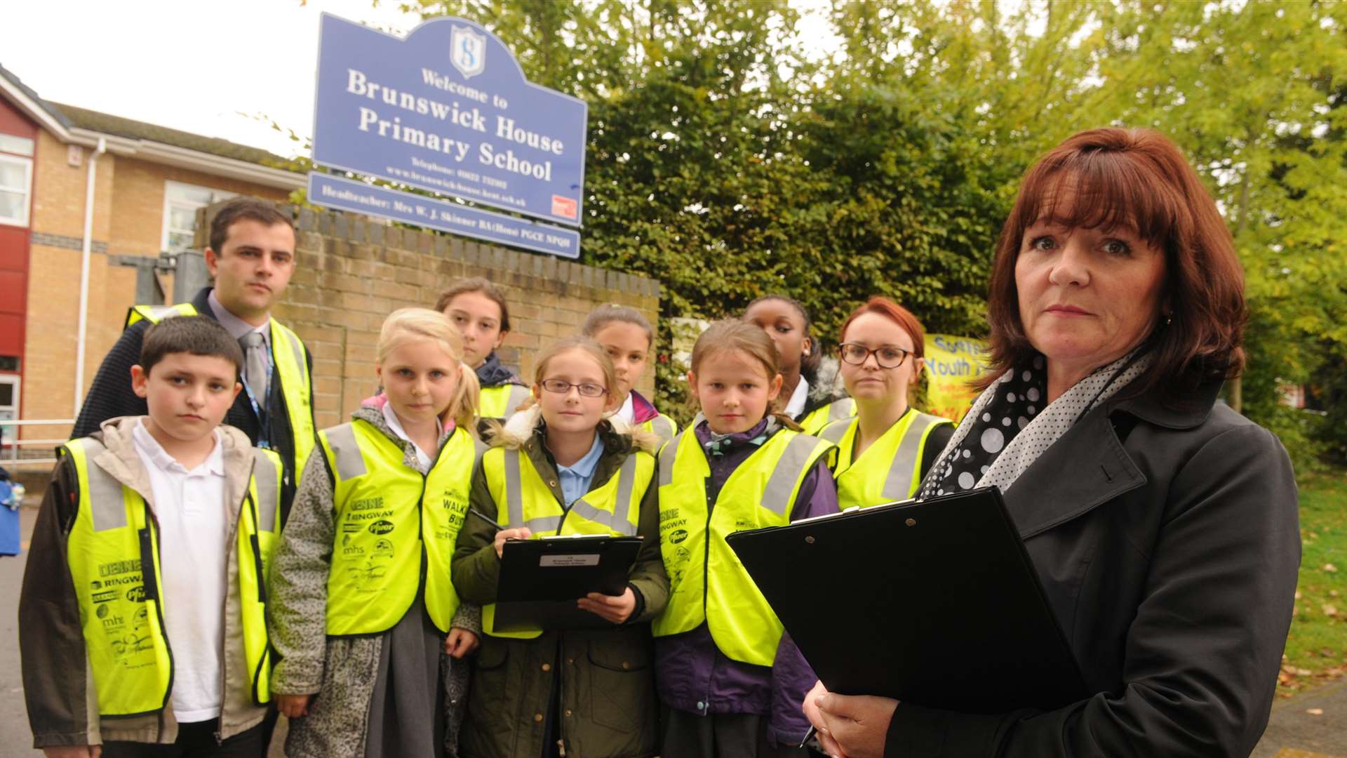 Brunswick House head teacher Wendy Skinner has previously taken action over motorists parking on pavements