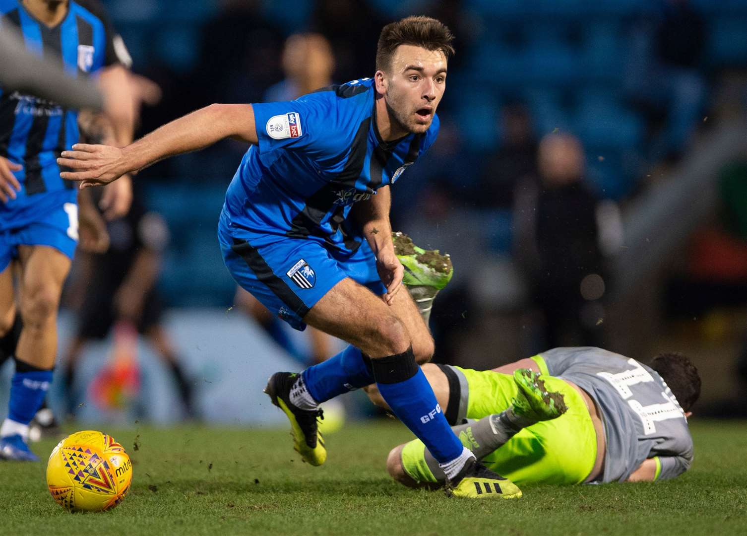 Josh Rees in action for Gillingham last season Picture: Ady Kerry