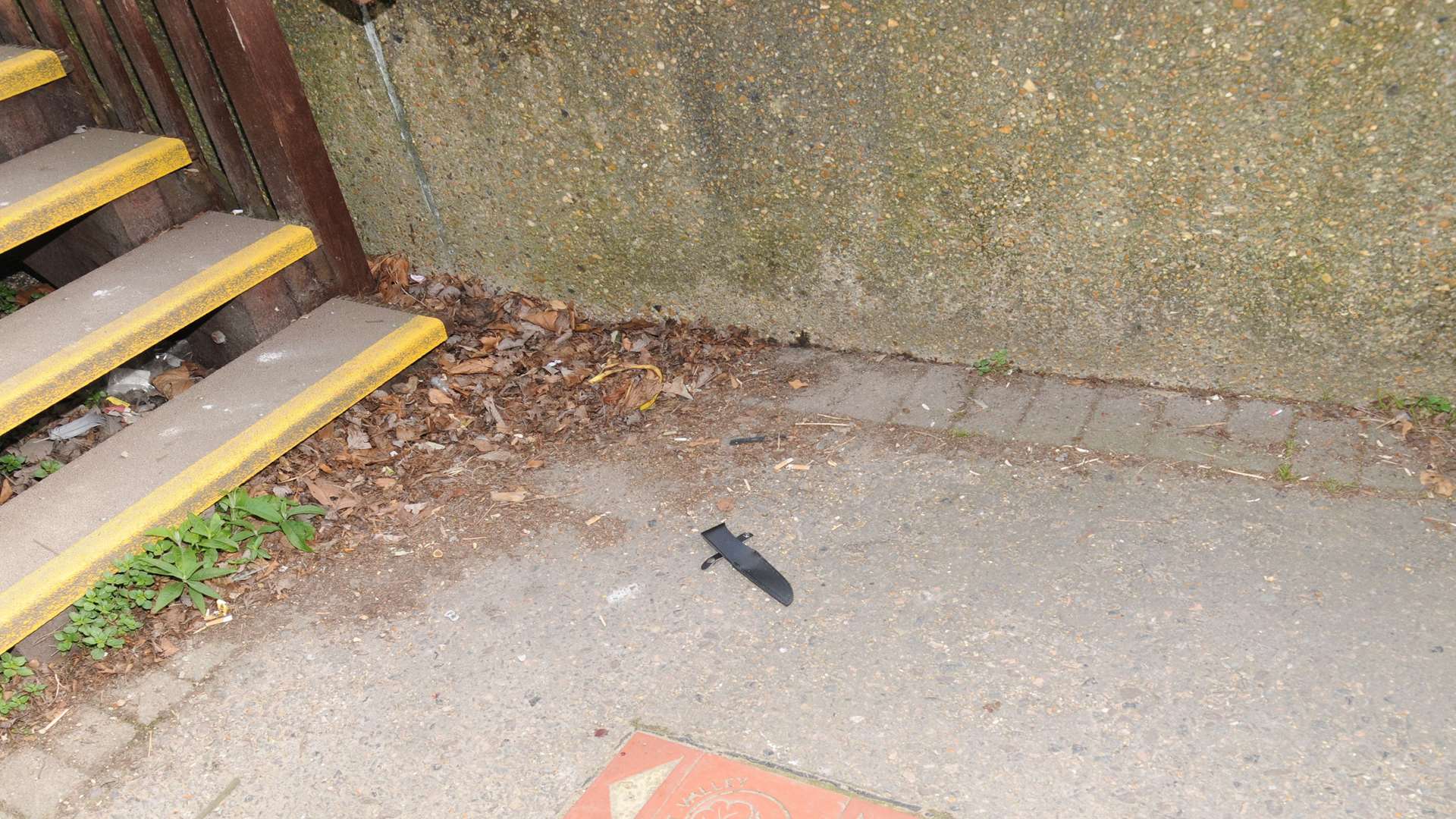 An image of the knife sheath found at the scene. Picture: Kent Police