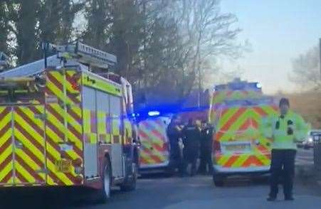 Emergency services are responding to an incident along Princes Road in Dartford