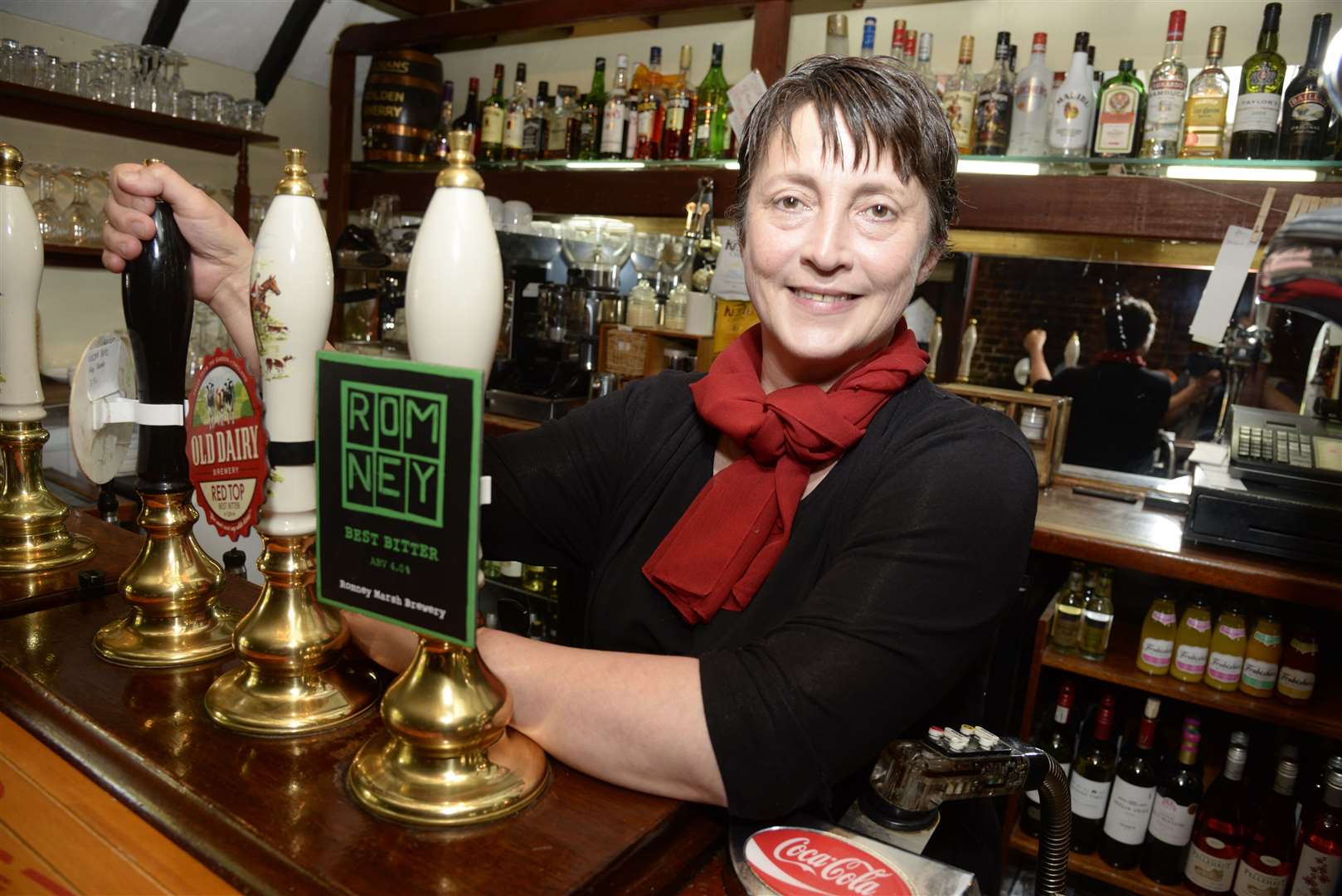 The Phoenix Tavern landlady Kim Sharrock has defended her decision to request staff are fully-vaccinated at her Faversham pub. Picture: Chris Davey