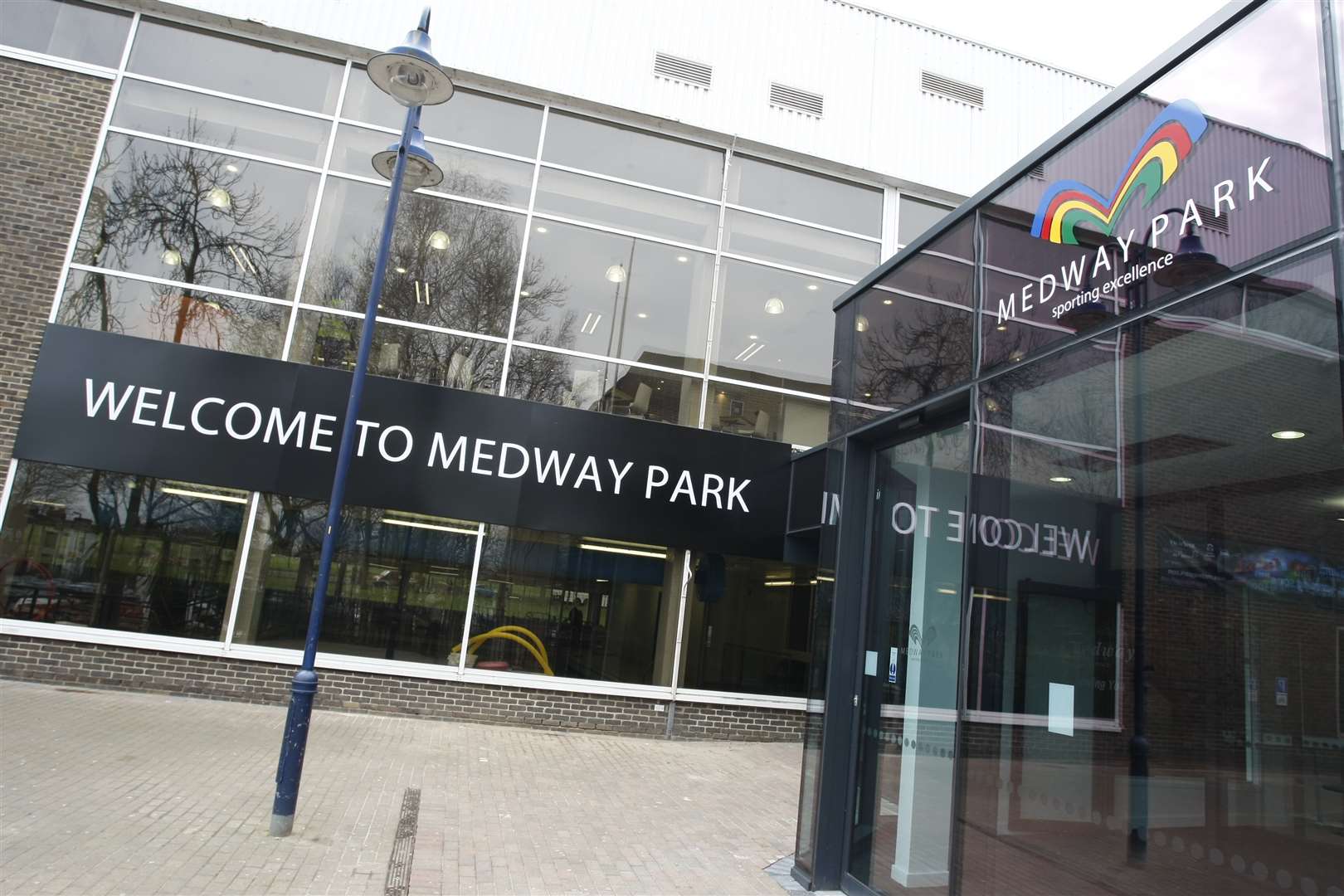 The man exposed himself at Medway Park
