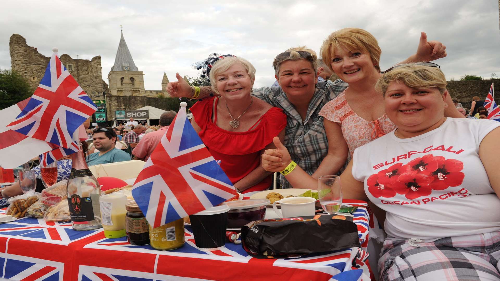 Picnic and promenading at the Military Proms, the finale to the Castle Concerts series at Rochester Picture: Steve Cripse