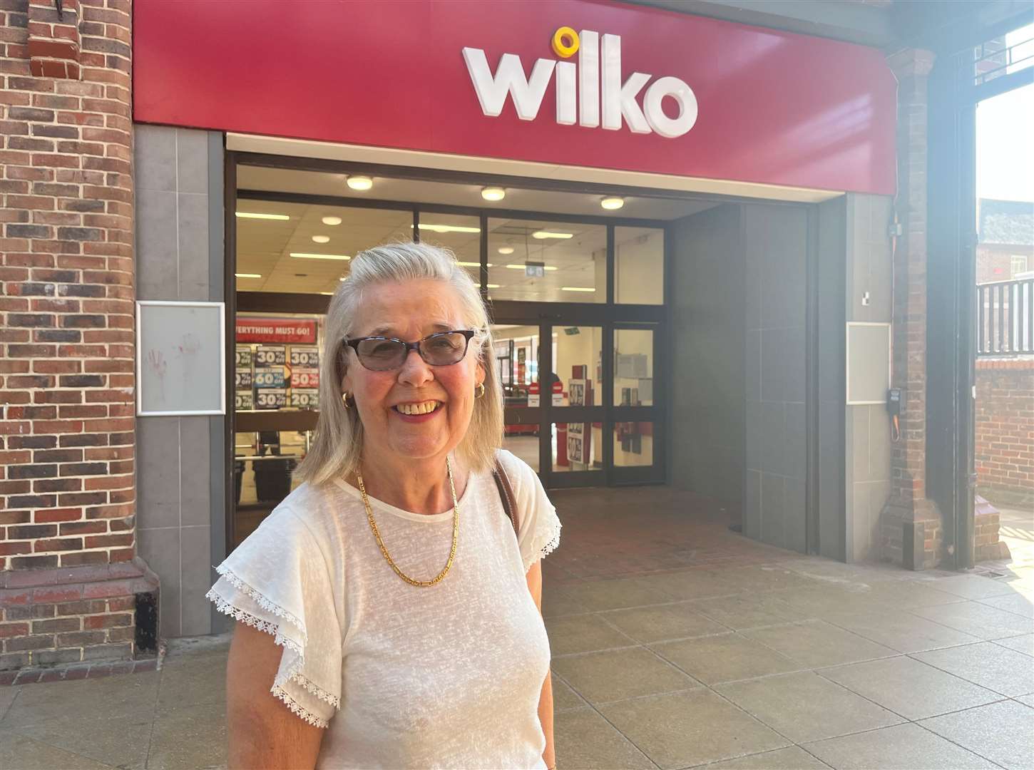 Susan Bartlett does not believe in shopping online so is sad at the loss of Wilko