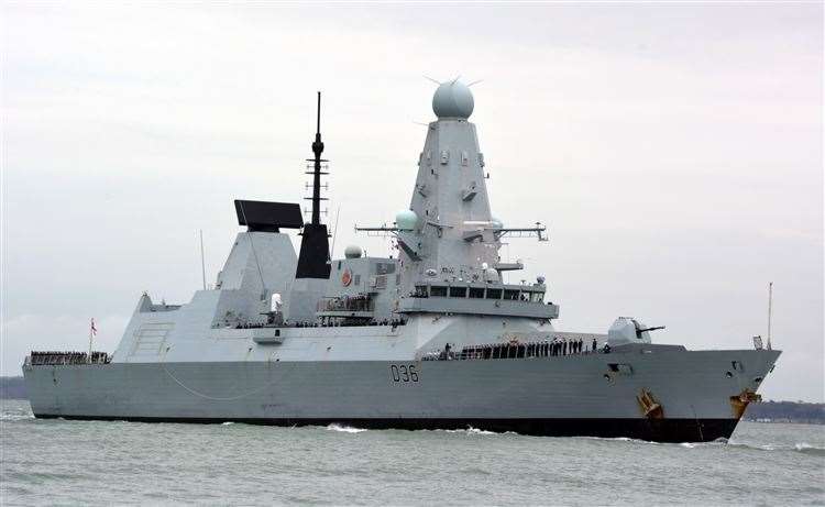 Details about HMS Defender were revealed. Picture: Ben Mitchell/PA