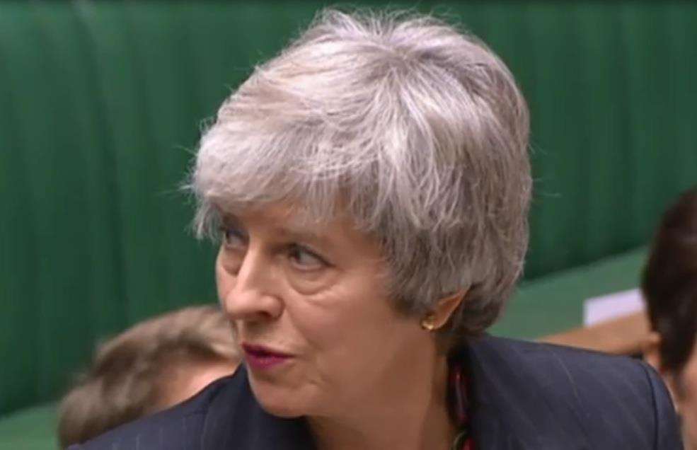 Prime Minister Theresa May. Picture provided by the Office of Charlie Elphicke MP