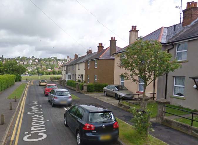 Cinque Ports Avenue, next to Hythe Green. Picture: Google