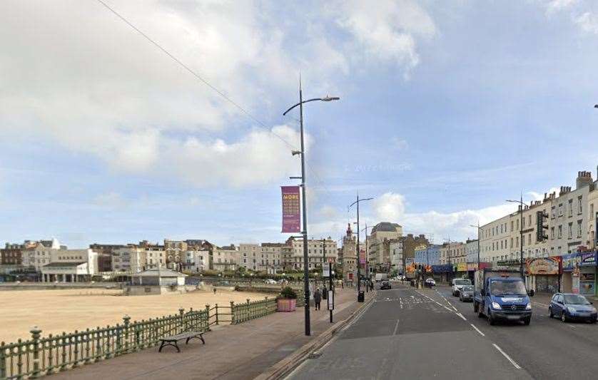 The group of migrant foster children had enjoyed a day out in Margate. Pic: Google
