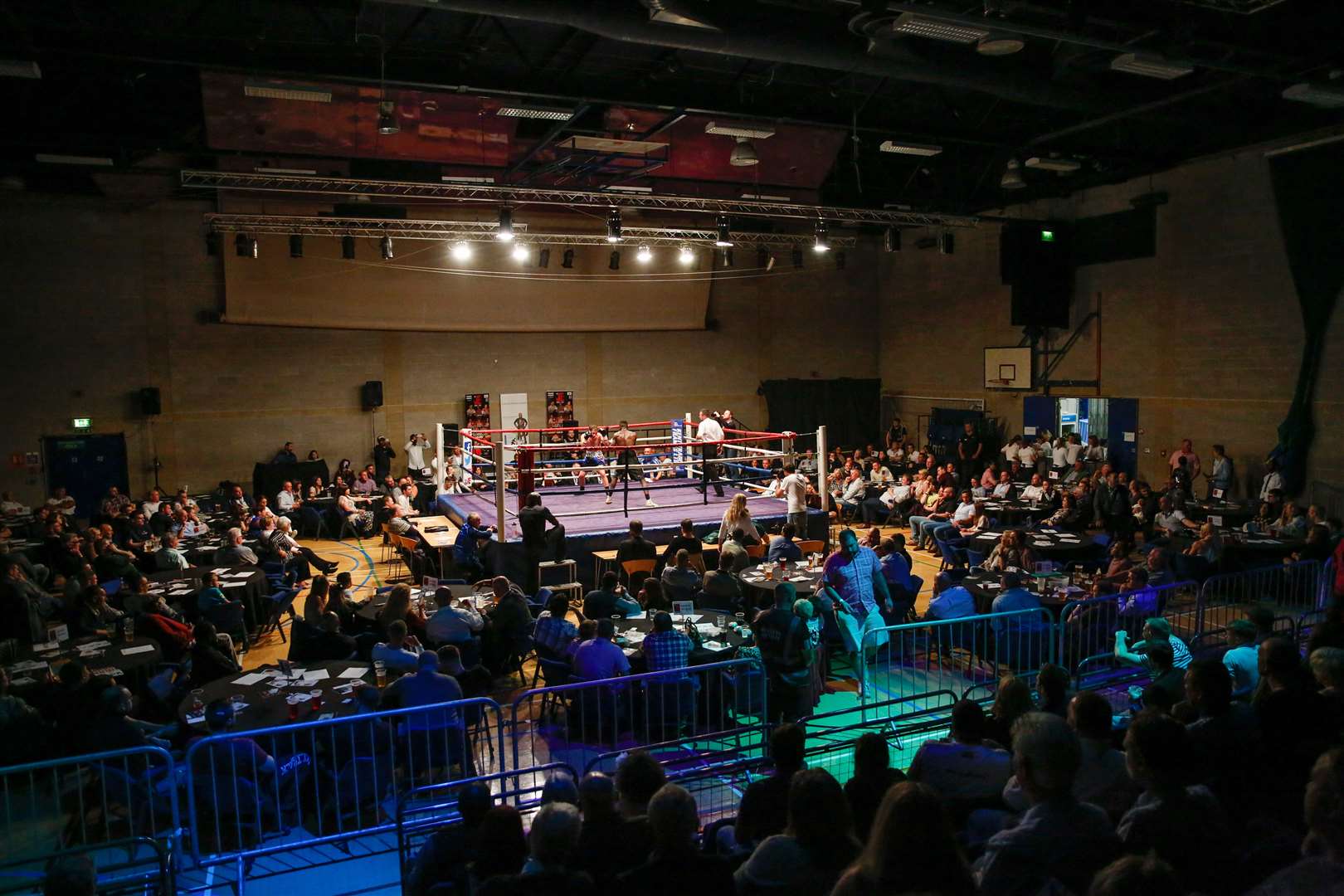 Maidstone Leisure Centre hosts professional boxing for the first time in 16 years Picture: Matthew Walker