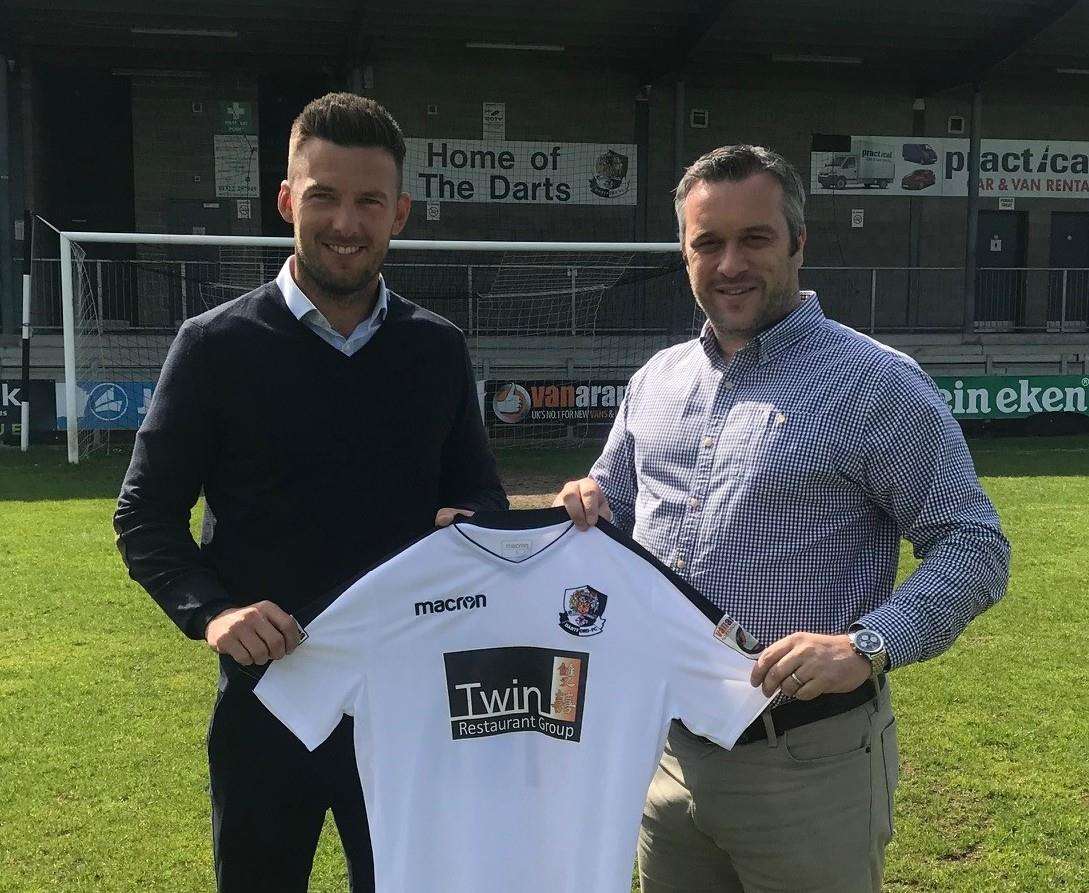 Dartford joint-managers Jamie Coyle and Adam Flanagan. (2874701)