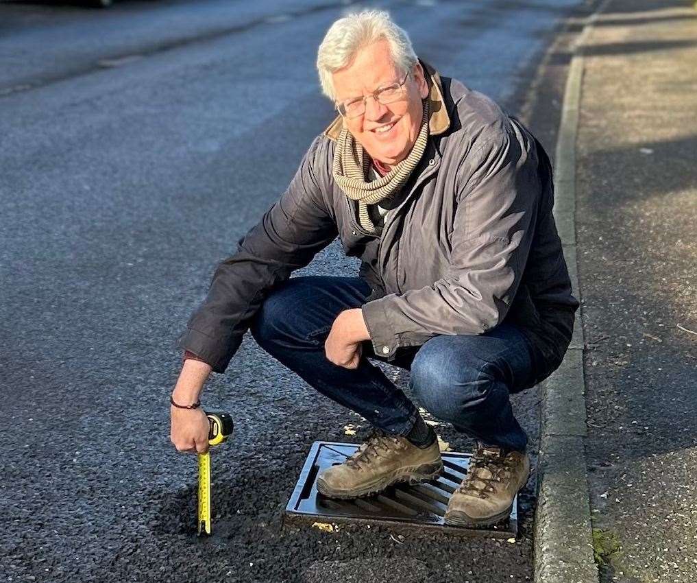 David Ward says Tenterden is in a pothole crisis
