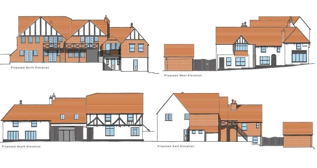 The proposed plans for the flats in Newington High Street. Picture: SBC