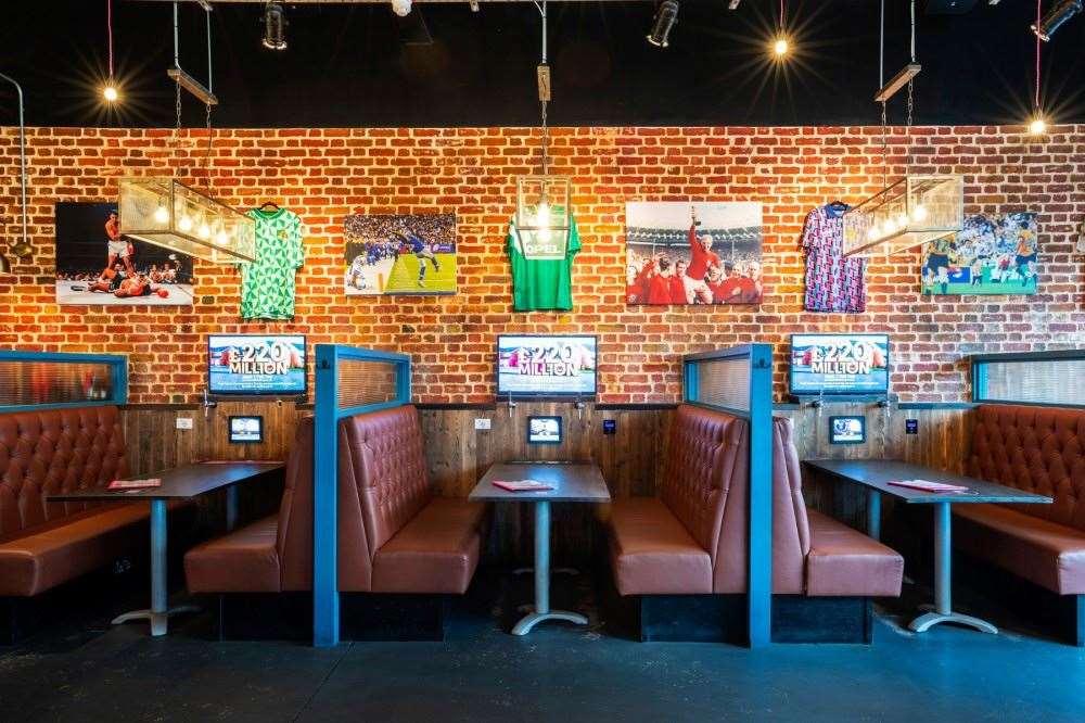Matches is known for its colourful decor and booths. Picture: Matches Sports Bar
