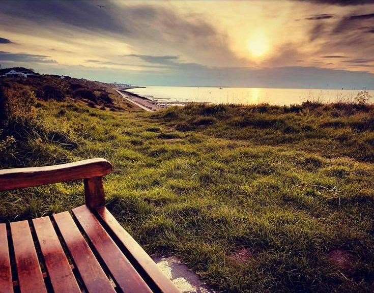 The bench was located in place that was very special to Aaron. Picture: John Ritchie