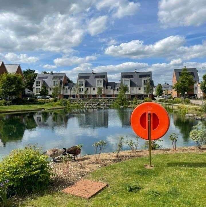 St Clements Lake in Greenhithe is a new build development near Bluewater Shopping Centre. Photo: Katie Lynch