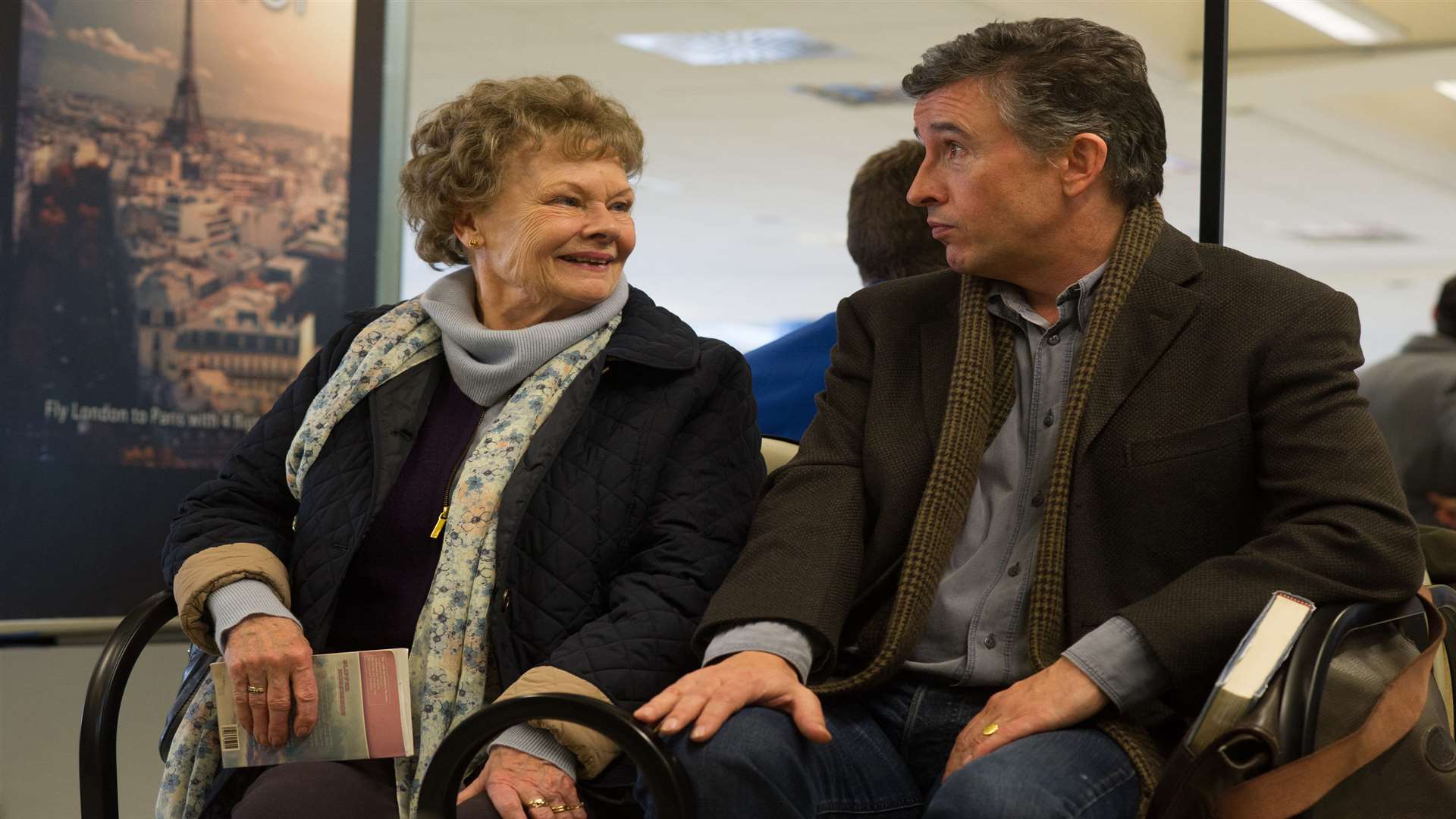 Philomena, with Judi Dench as Philomena Lee and Steve Coogan as Martin Sixsmith. Picture: PA Photo/Alex Bailey/Pathe Productions Limited