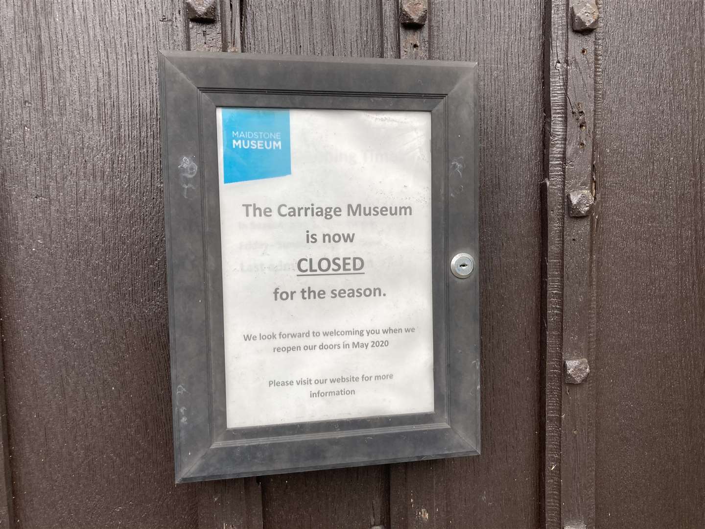 Closed: Maidstone Carriage Museum