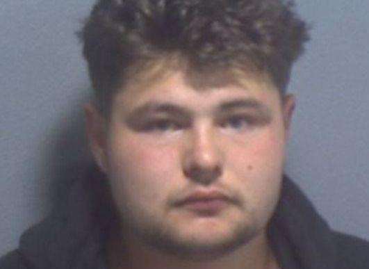 Mark Moys has been sent to a Young Offender’s Institute for 28 months. Picture: Kent Police