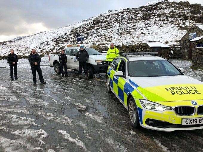 North Wales police tweeted this picture (43792869)