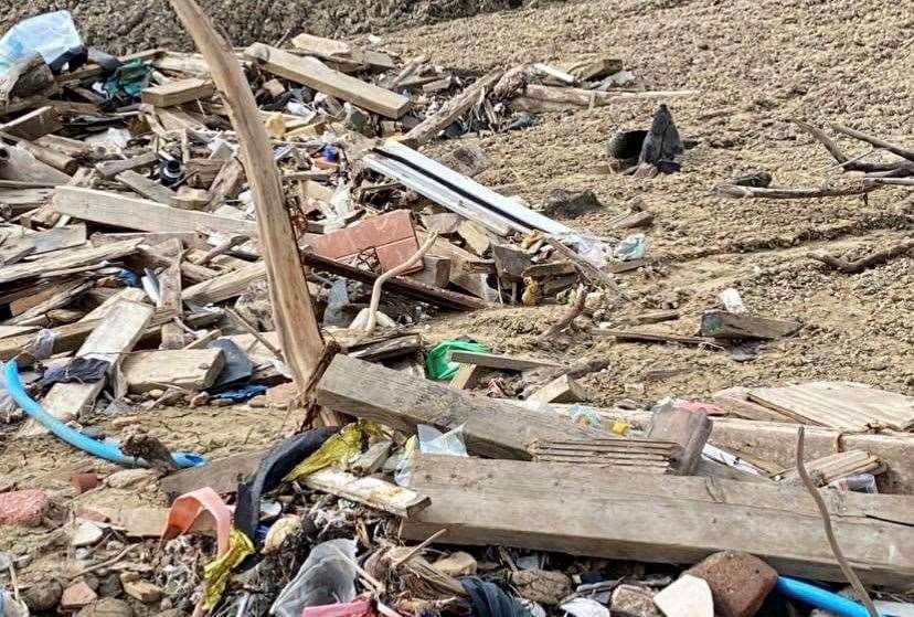 Reporter Megan Carr visited Sheppey's beaches to see just how bad the illegal dumping is on the Island