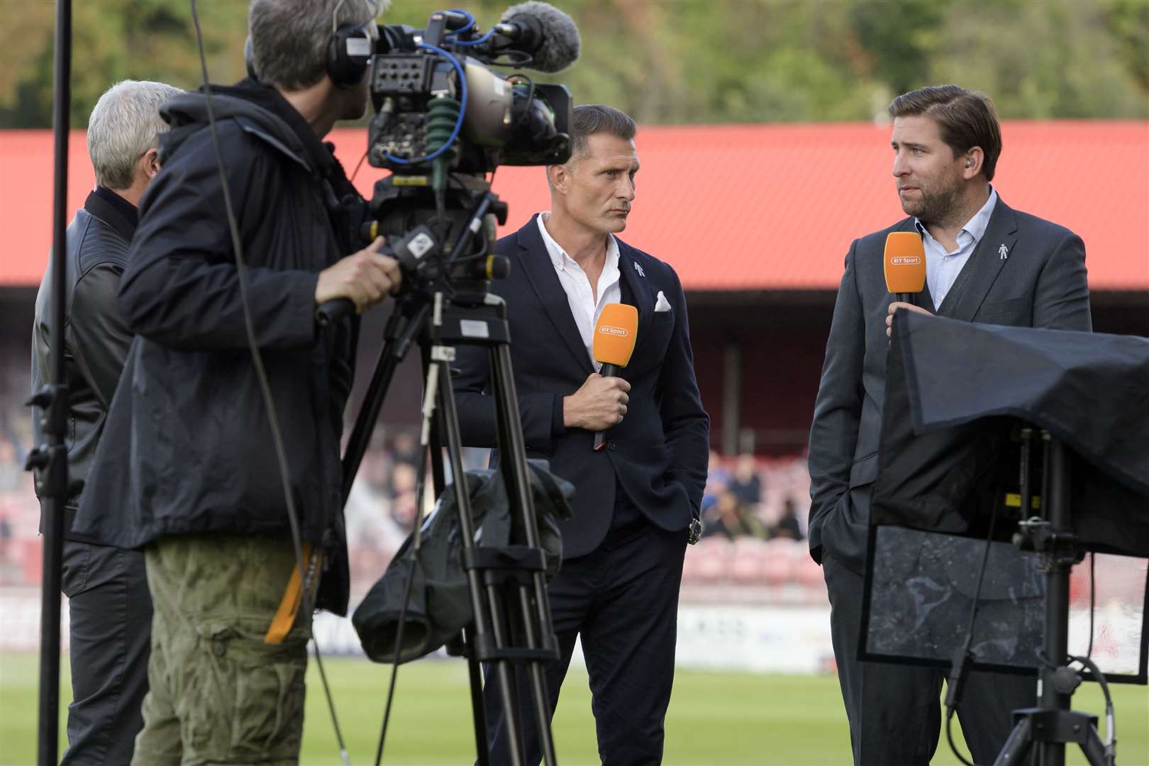 BT Sport covered Ebbsfleet live in the National League - pictured at Stonebridge Road in 2018. Picture: Andy Payton.