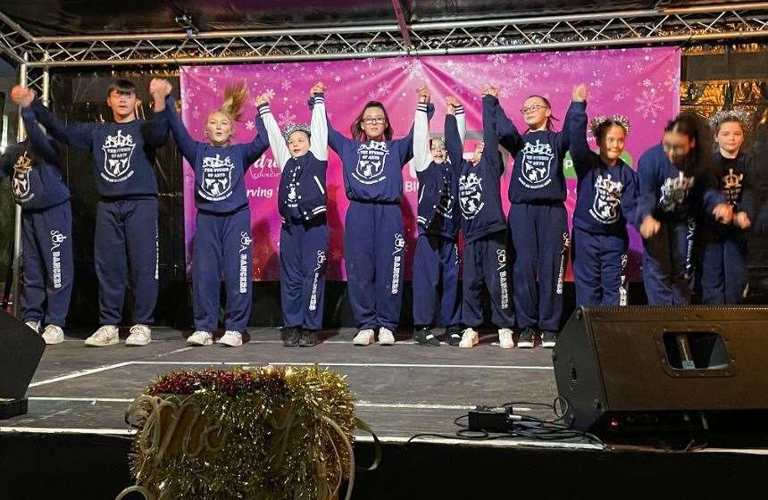 Performers helped get the crowd in the festive mood