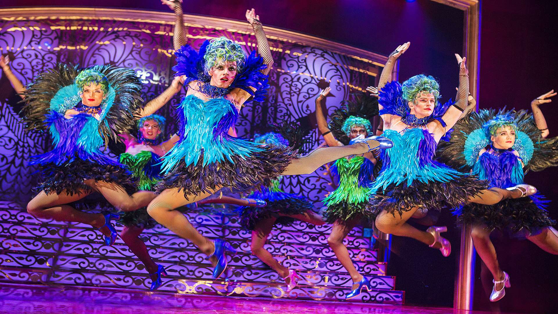The eye-catching costumes lit up the Marlowe Theatre