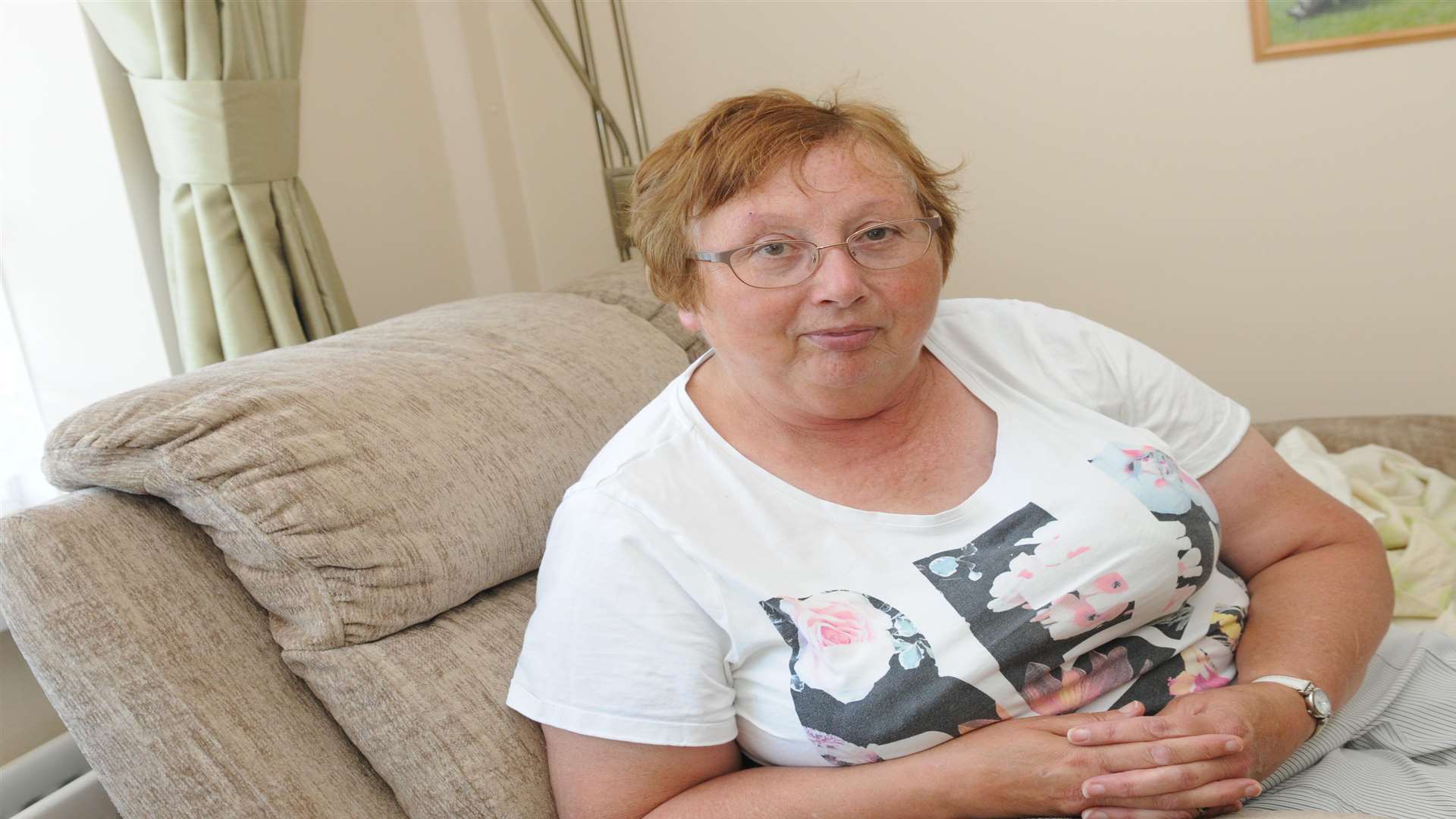 Jenny Blunt had chemo at the William Harvey before the unit shut and would not have been able to do it if she'd had to travel to Canterbury. Picture: Wayne McCabe