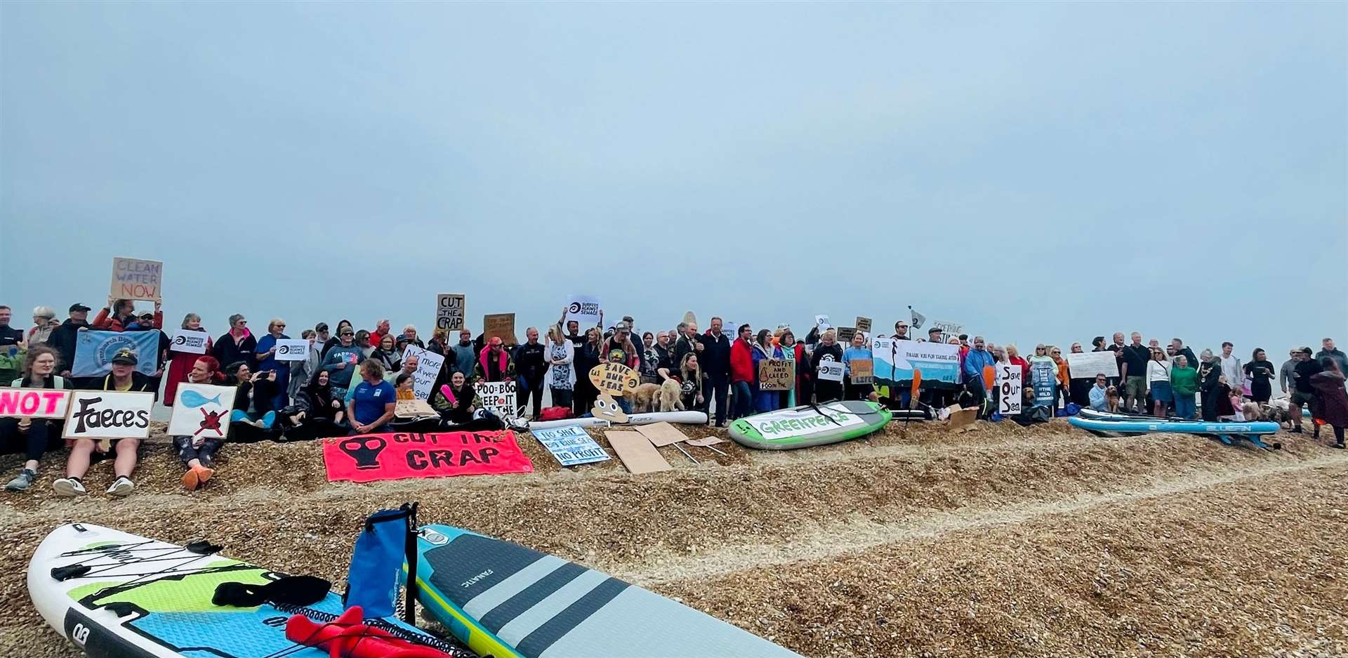 Protests held in Hythe and Broadstairs as Surfers Against Sewage (SAS ...
