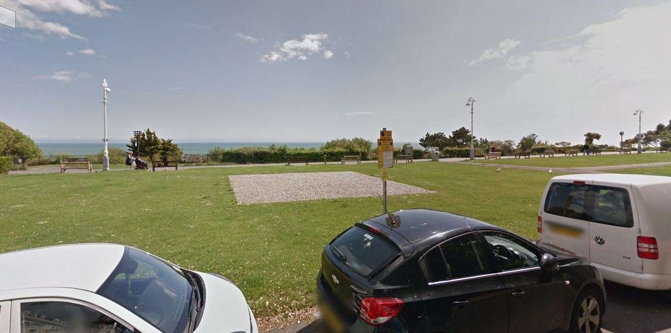 General picture of The Leas, Folkestone. Picture Google Maps