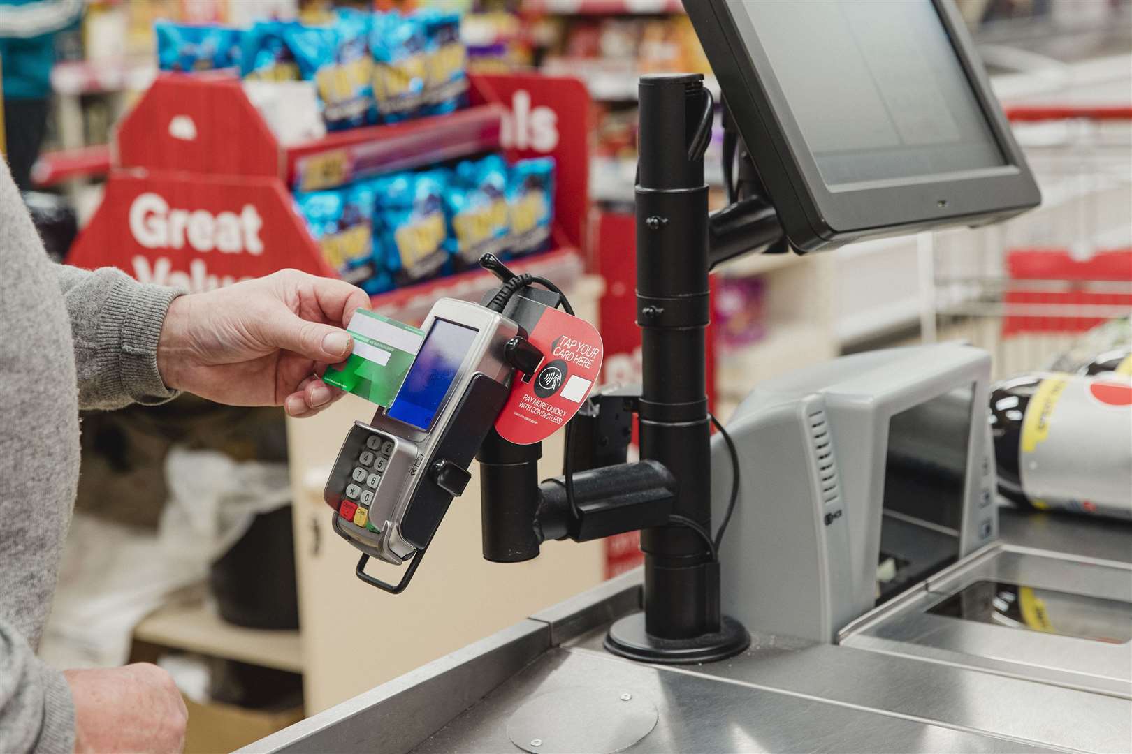 Shoppers may soon be able to pay for larger items such as fuel or the weekly food shop without using chip and pin, says the FCA