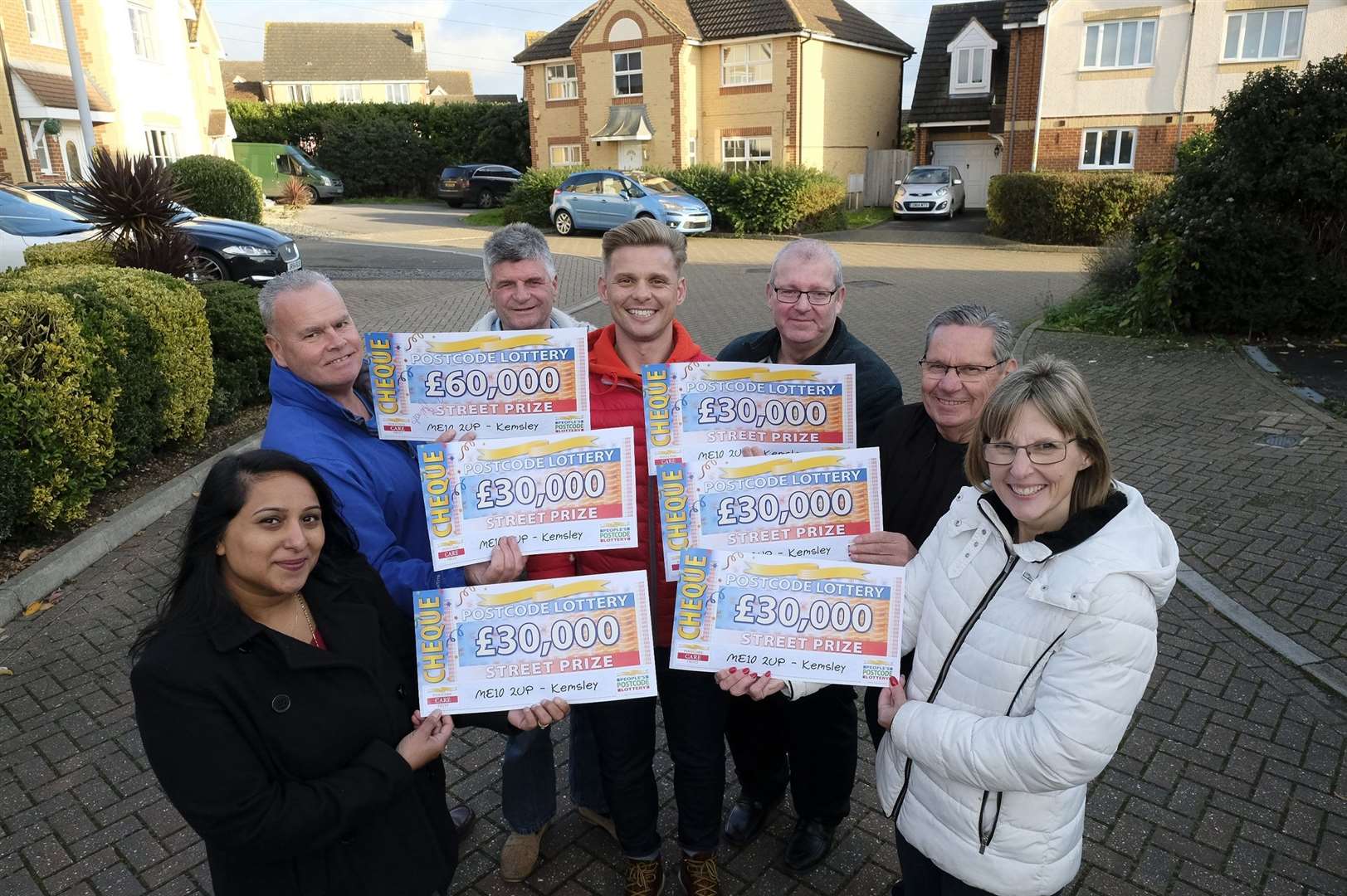 This group of neighbours from Sittingbourne won the lottery back in 2019