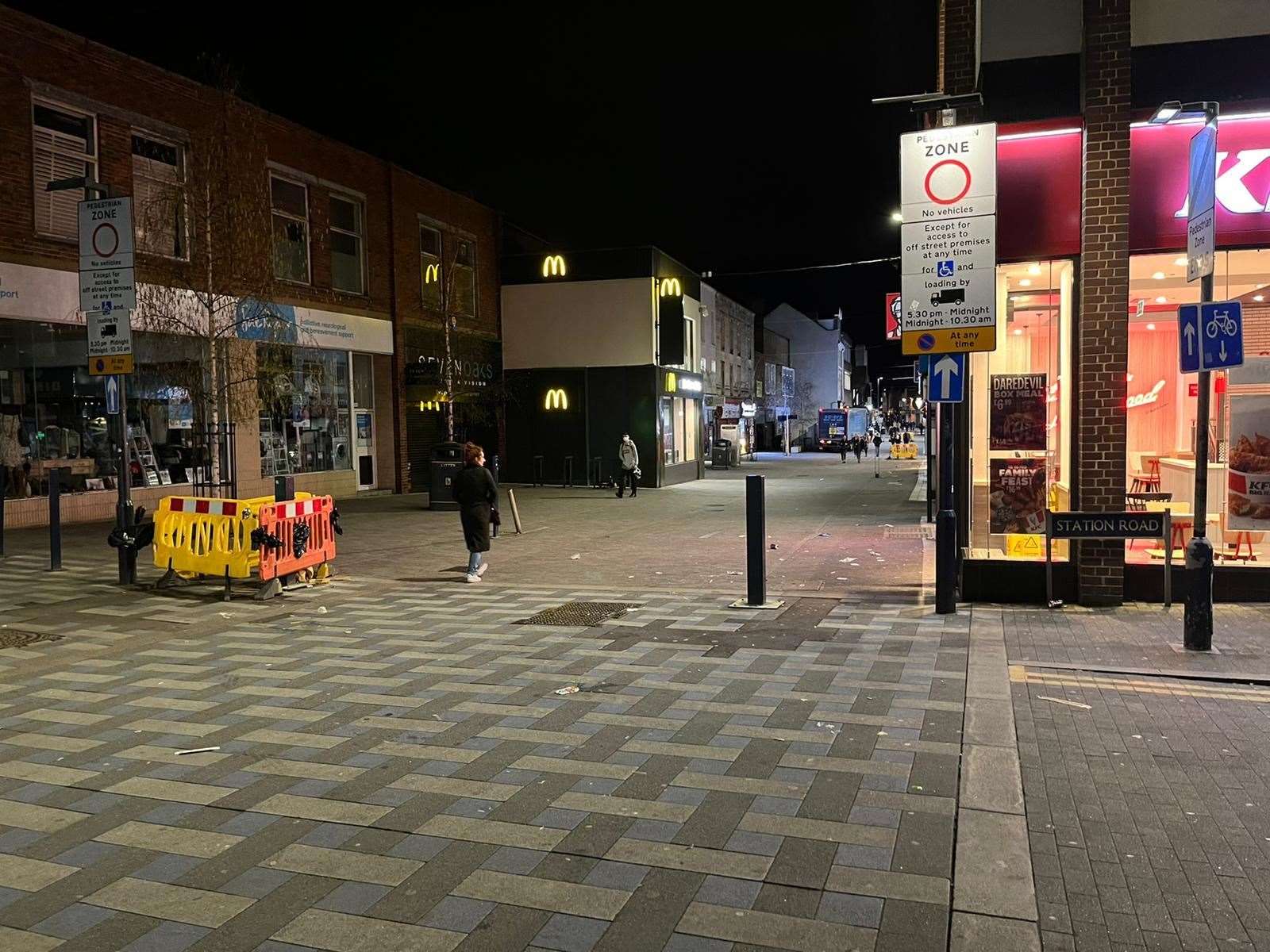 Police patrolled Maidstone town centre after months of trouble in certain parts of town