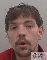 Shane Rule, of Boundary Road in Chatham, has been jailed. Picture: Kent Police