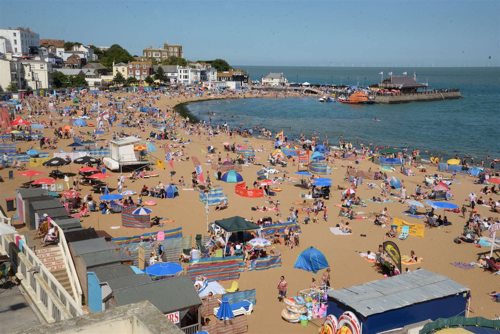 Viking Bay during the Broadstairs Water Gala last summer. Picture: Chris Davey. (3402303)