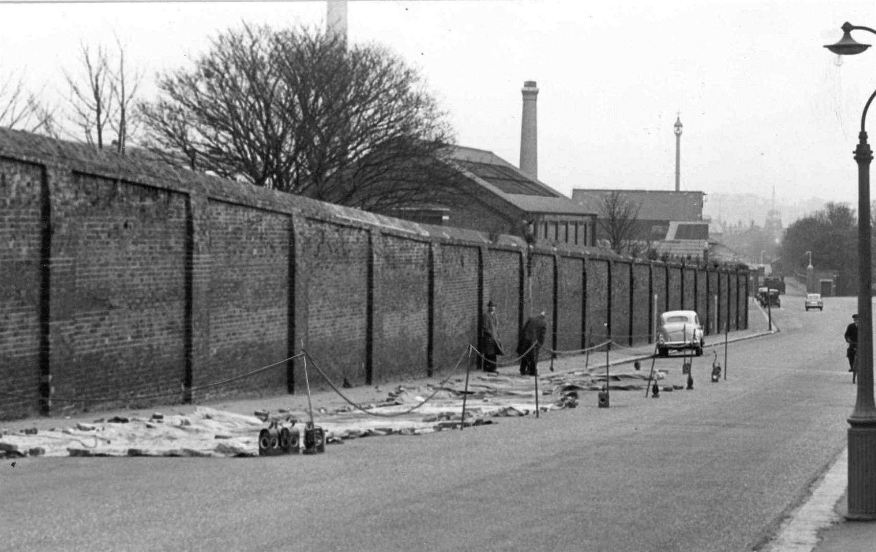 The company of 52 boys were aged between nine and 13 and were walking from their base at the Melville Barracks in Gillingham to the Royal Naval Barracks at Chatham on December 4, 1951. Picture: Kent Our Century By the People Who Lived It'