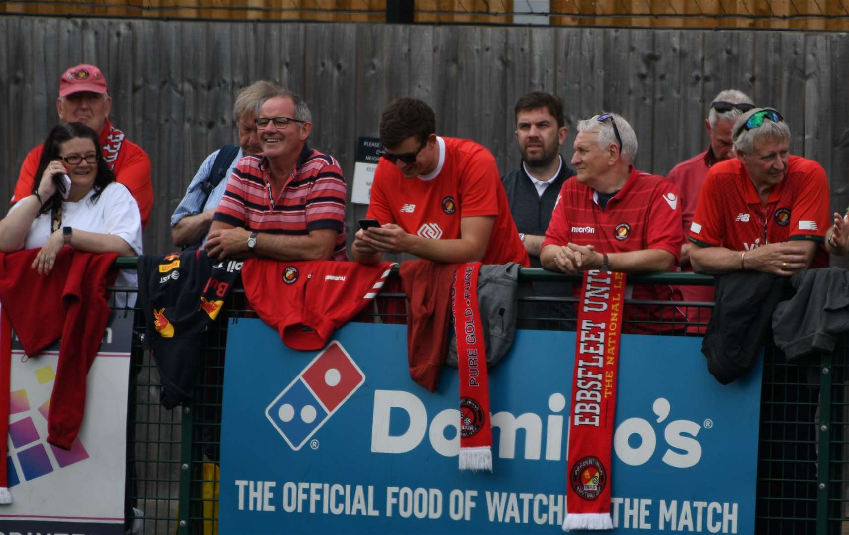 Ebbsfleet were cheered on by 900 supporters at the National League South play-off final. Picture: Barry Goodwin