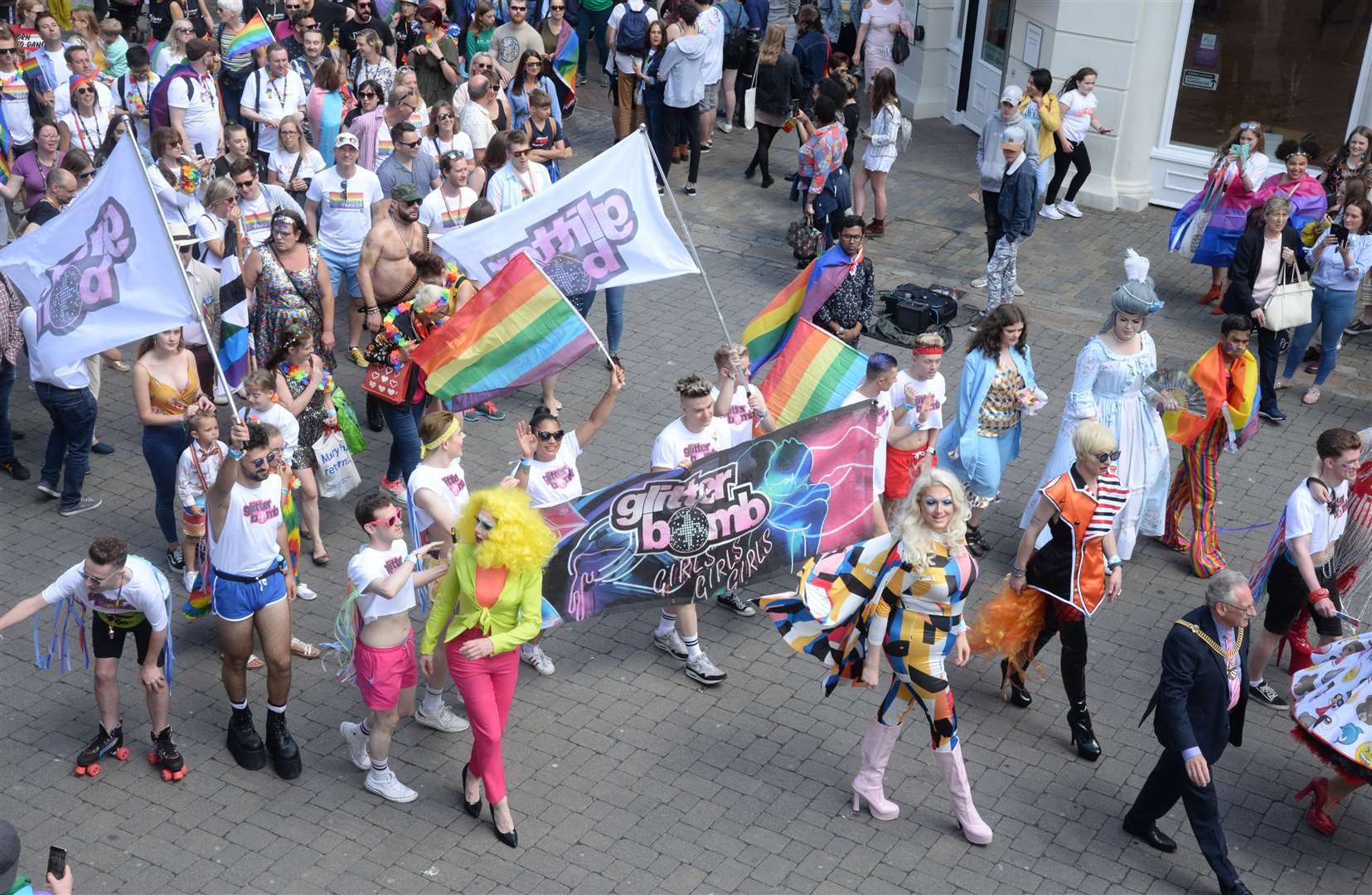 Canterbury Pride attracted thousands of visitors to the city’s Dane John Gardens this year. Picture: Chris Davey
