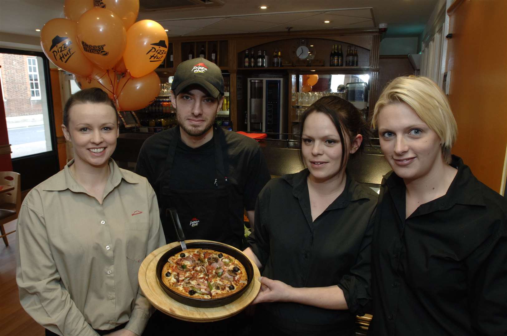 Former staff at the Pizza Hut restaurant in King Street when it was open in 2008